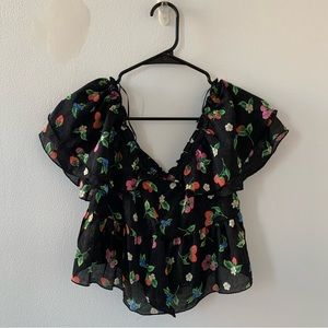 Zara Ruffle Top